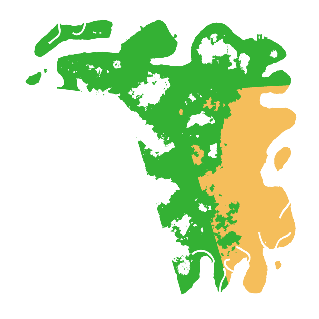 Biome Rust Map: Procedural Map, Size: 4000, Seed: 2126907672