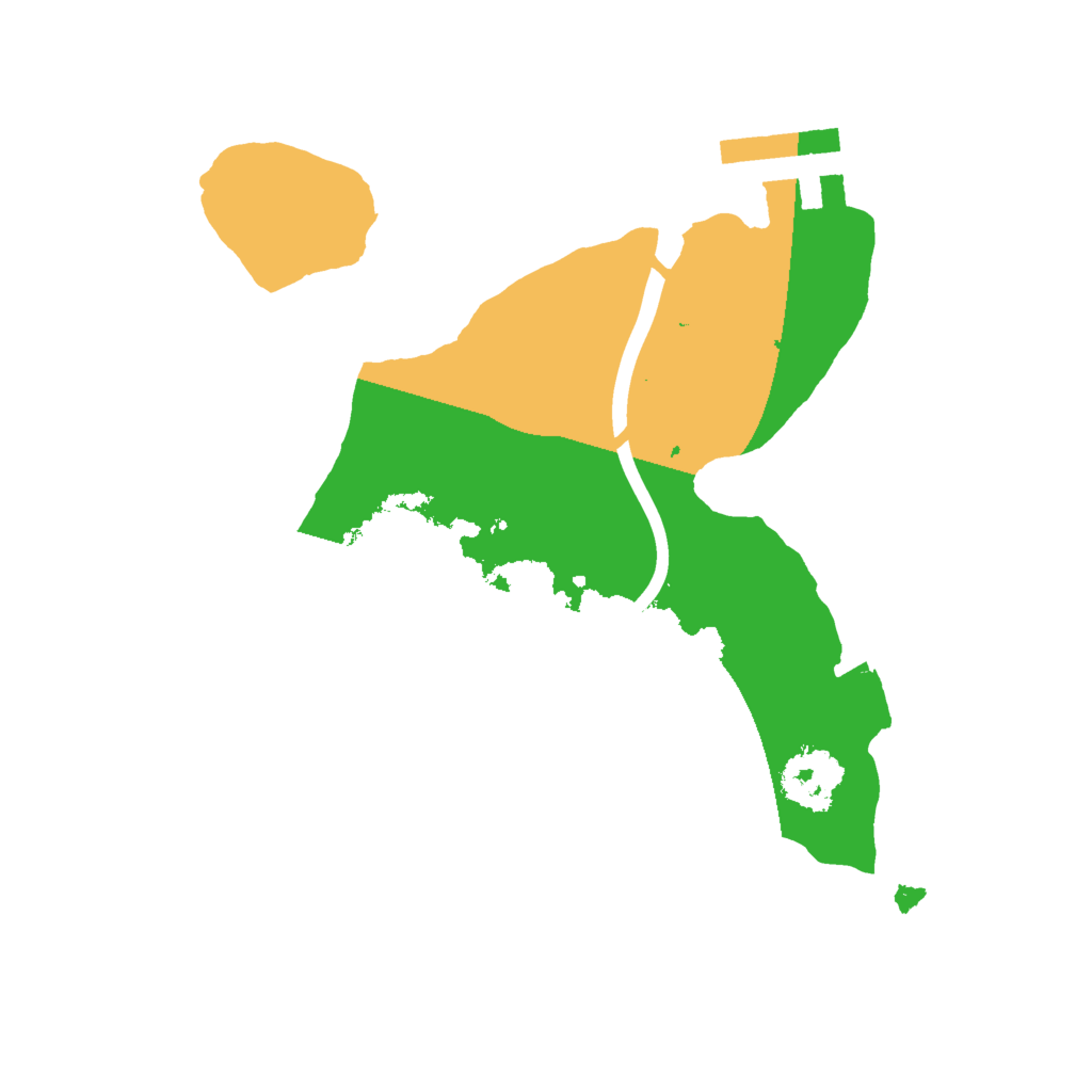 Biome Rust Map: Procedural Map, Size: 1850, Seed: 2147483647