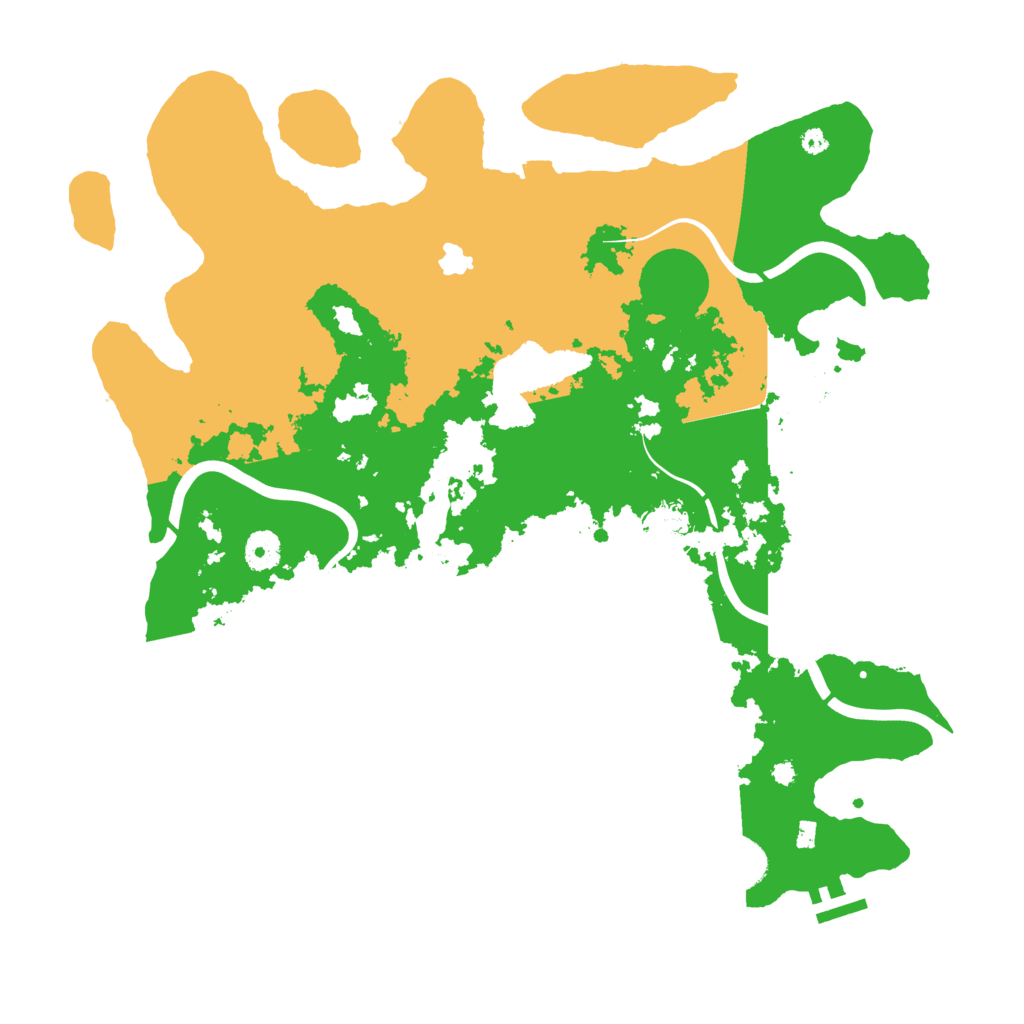 Biome Rust Map: Procedural Map, Size: 4000, Seed: 5345