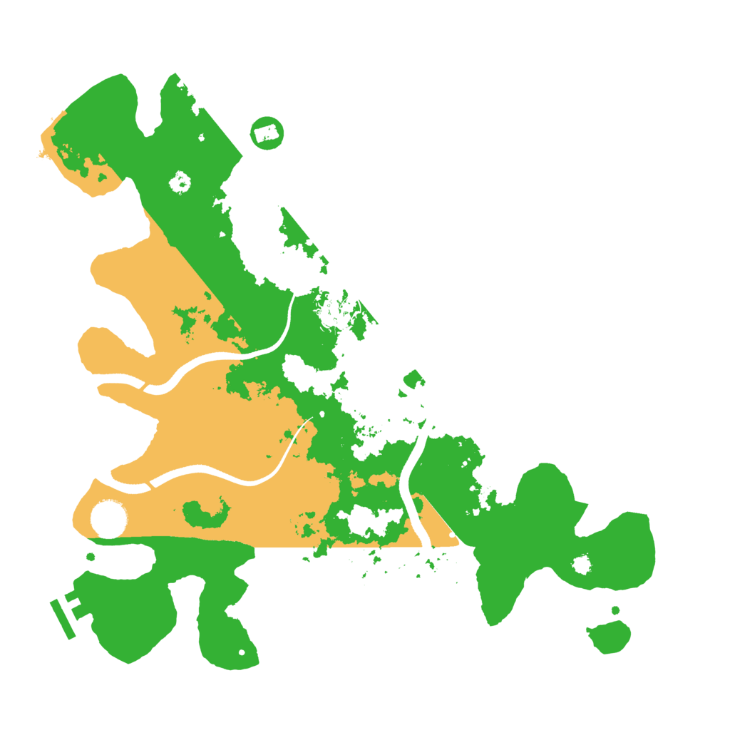 Biome Rust Map: Procedural Map, Size: 3500, Seed: 1214321493