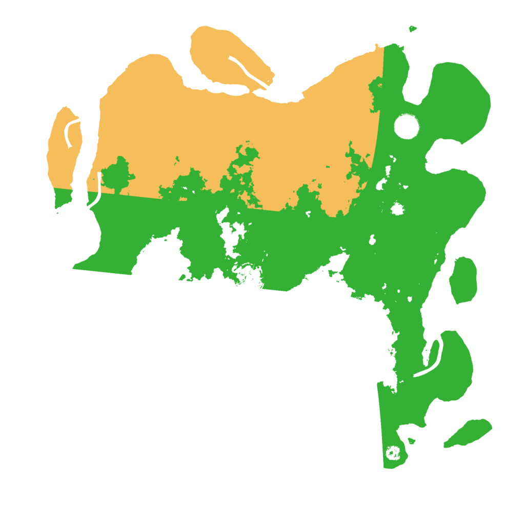 Biome Rust Map: Procedural Map, Size: 3700, Seed: 67