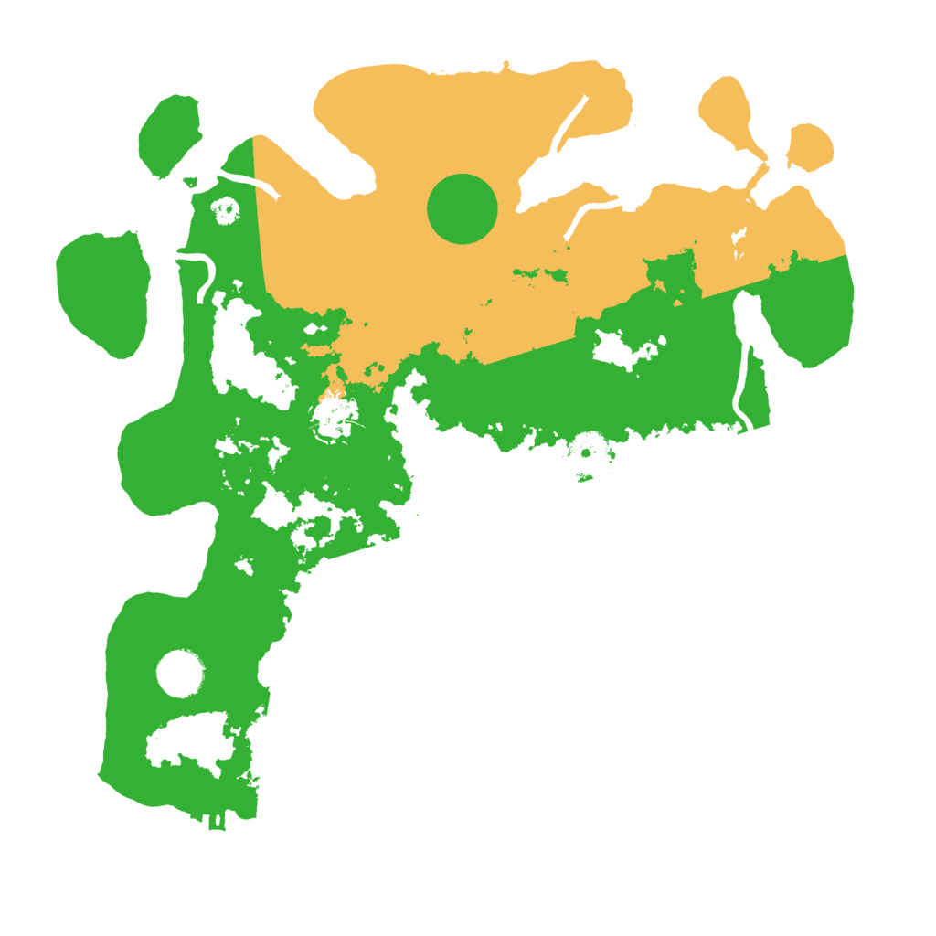 Biome Rust Map: Procedural Map, Size: 3500, Seed: 921056330