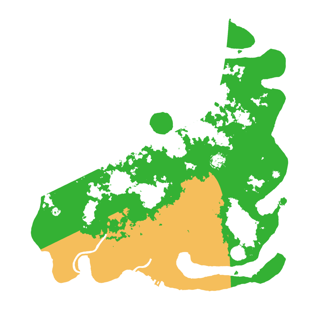 Biome Rust Map: Procedural Map, Size: 3850, Seed: 750088796