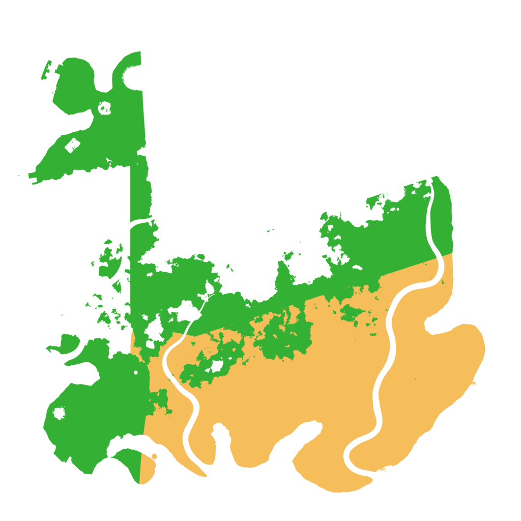 Biome Rust Map: Procedural Map, Size: 3850, Seed: 105582647