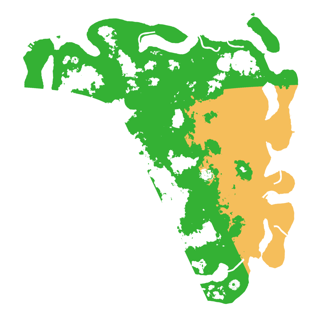 Biome Rust Map: Procedural Map, Size: 4500, Seed: 81237264