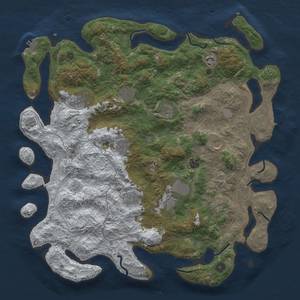 Thumbnail Rust Map: Procedural Map, Size: 4500, Seed: 81237264, 20 Monuments