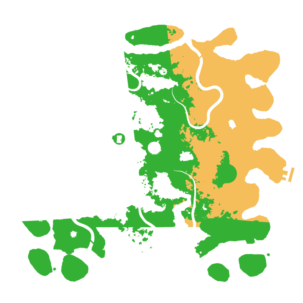 Biome Rust Map: Procedural Map, Size: 4200, Seed: 2022