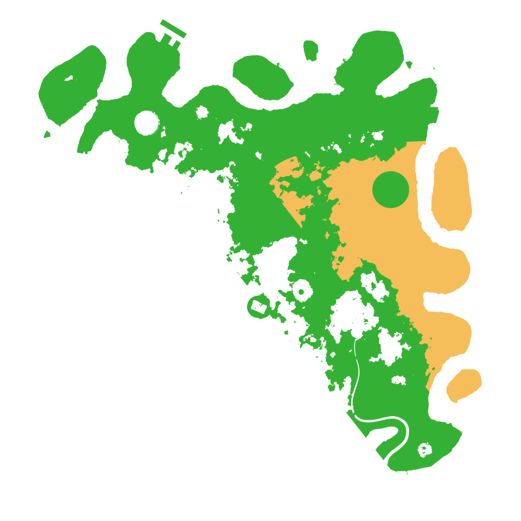 Biome Rust Map: Procedural Map, Size: 3750, Seed: 4509521