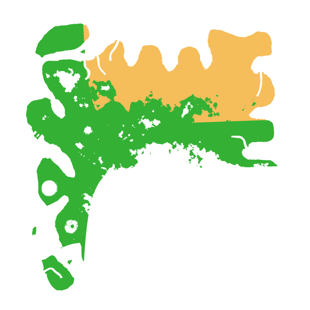 Biome Rust Map: Procedural Map, Size: 3500, Seed: 205095384