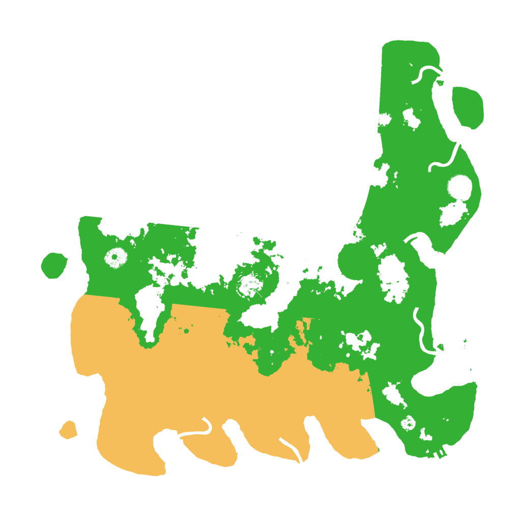 Biome Rust Map: Procedural Map, Size: 3750, Seed: 7100421