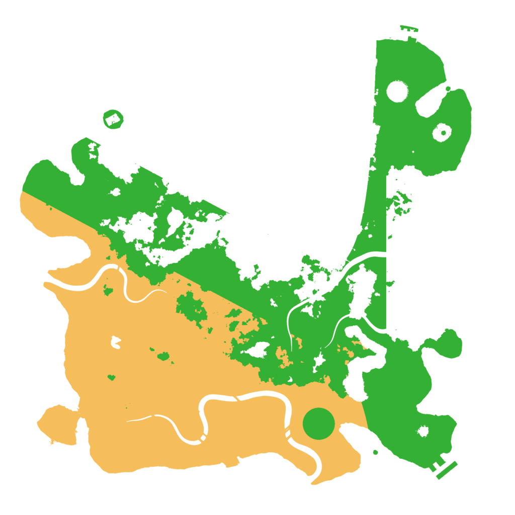 Biome Rust Map: Procedural Map, Size: 4250, Seed: 2624395