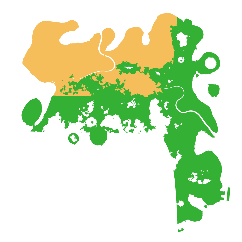 Biome Rust Map: Procedural Map, Size: 3700, Seed: 1062235271