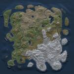 Thumbnail Rust Map: Procedural Map, Size: 4250, Seed: 16, 14 Monuments