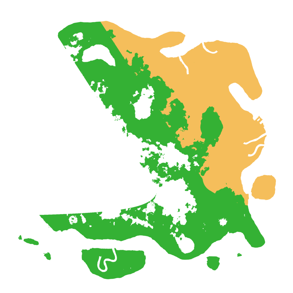Biome Rust Map: Procedural Map, Size: 3500, Seed: 637283654