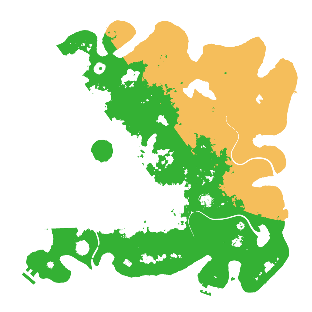 Biome Rust Map: Procedural Map, Size: 4050, Seed: 514002554