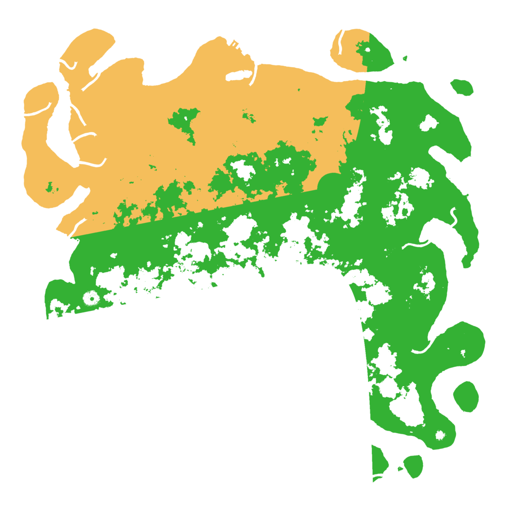 Biome Rust Map: Procedural Map, Size: 5000, Seed: 617606515