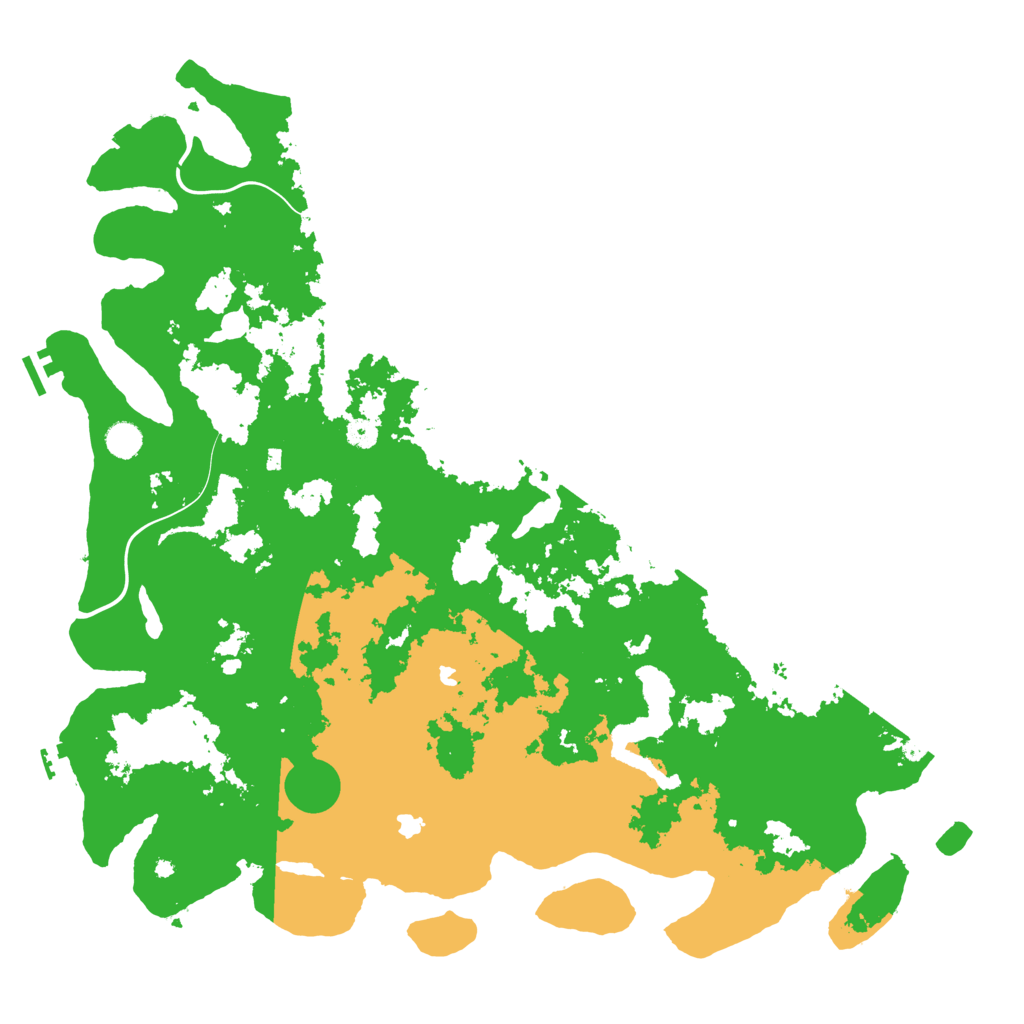 Biome Rust Map: Procedural Map, Size: 5000, Seed: 284562596