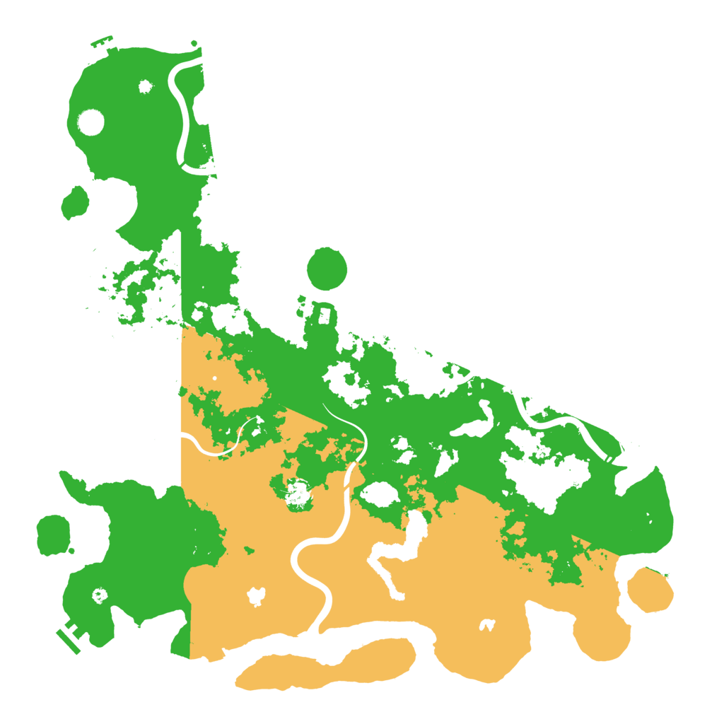 Biome Rust Map: Procedural Map, Size: 4800, Seed: 67171