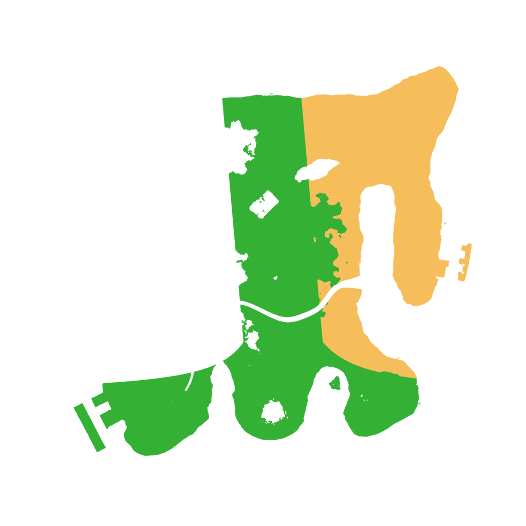 Biome Rust Map: Procedural Map, Size: 2100, Seed: 234723