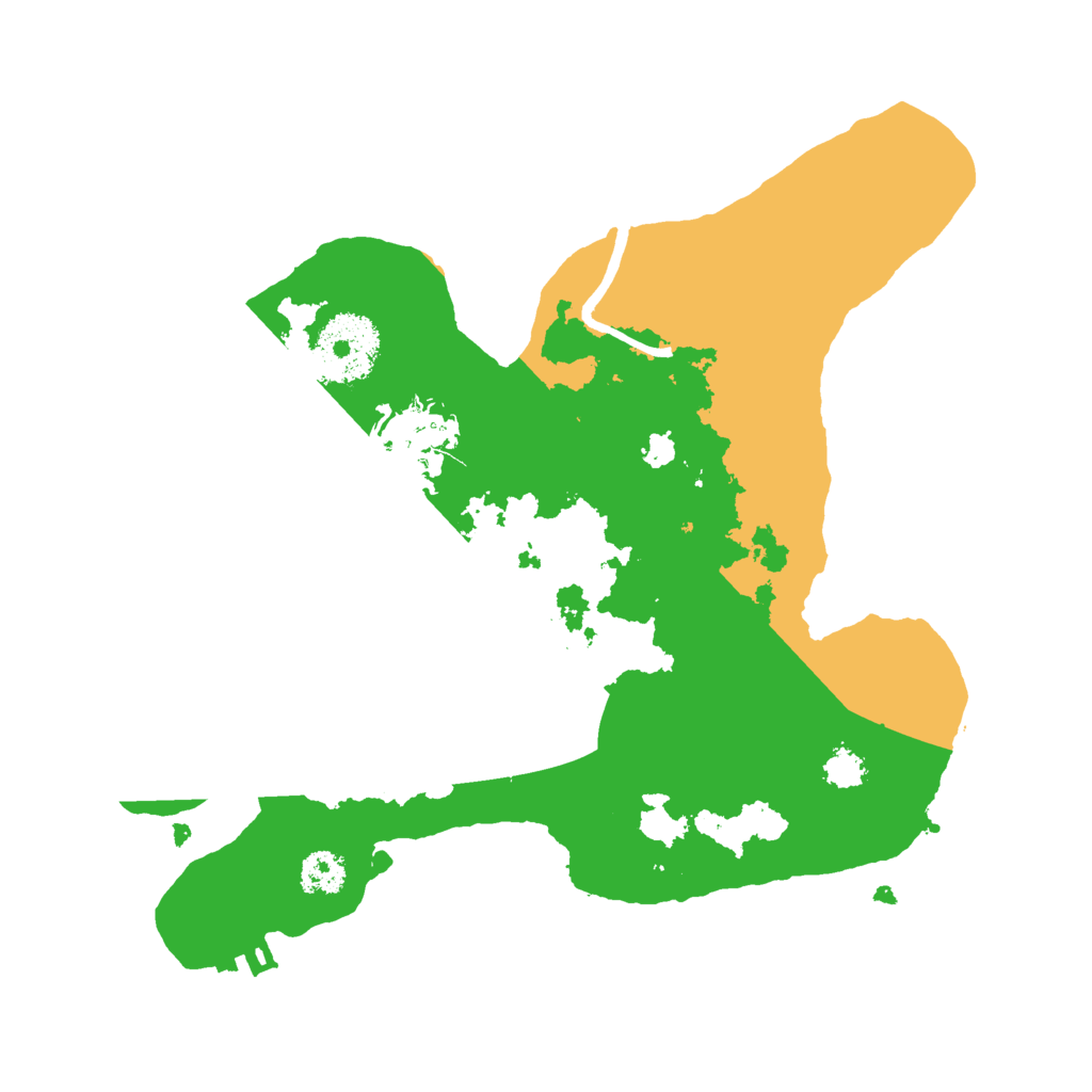 Biome Rust Map: Procedural Map, Size: 2500, Seed: 984681