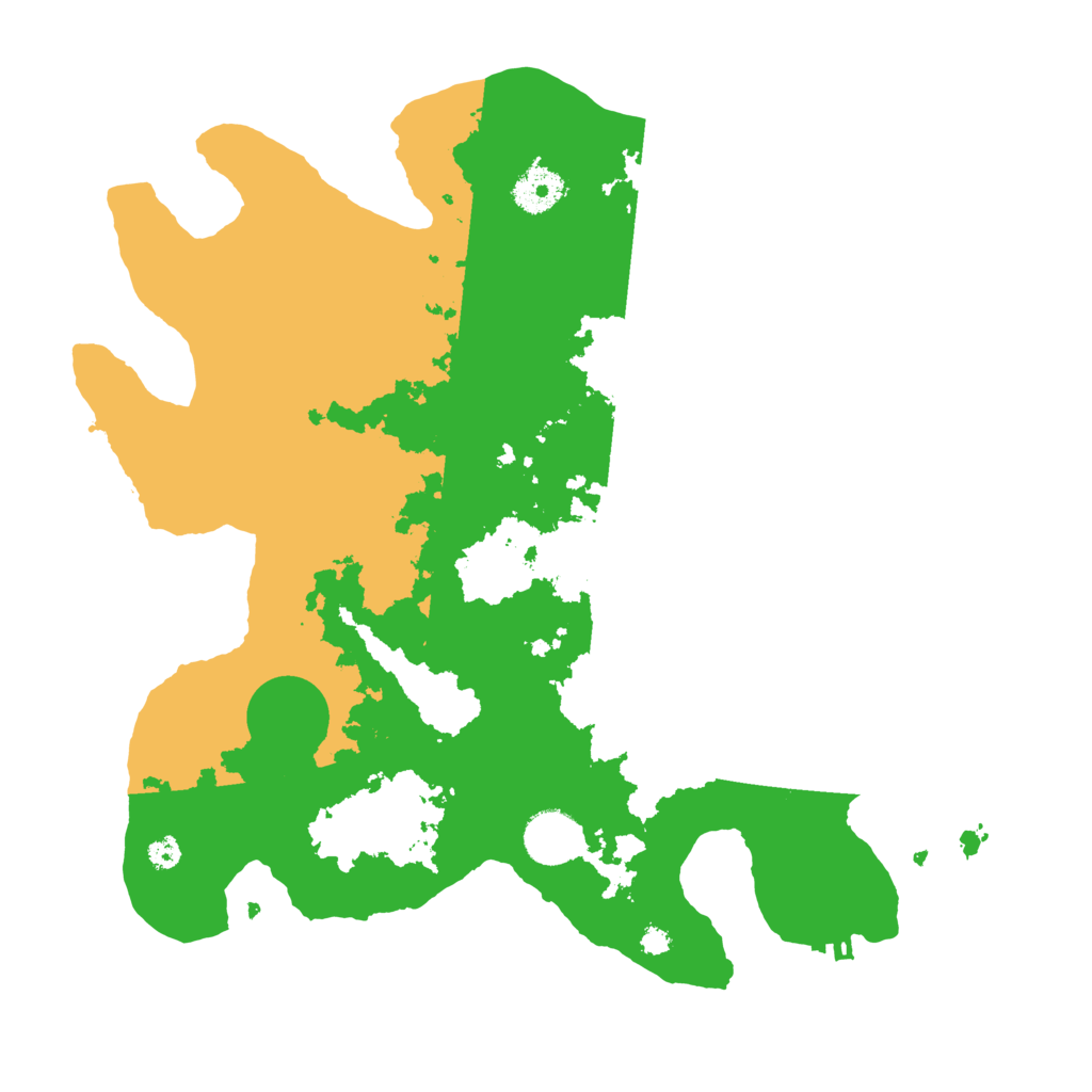 Biome Rust Map: Procedural Map, Size: 3500, Seed: 1562025