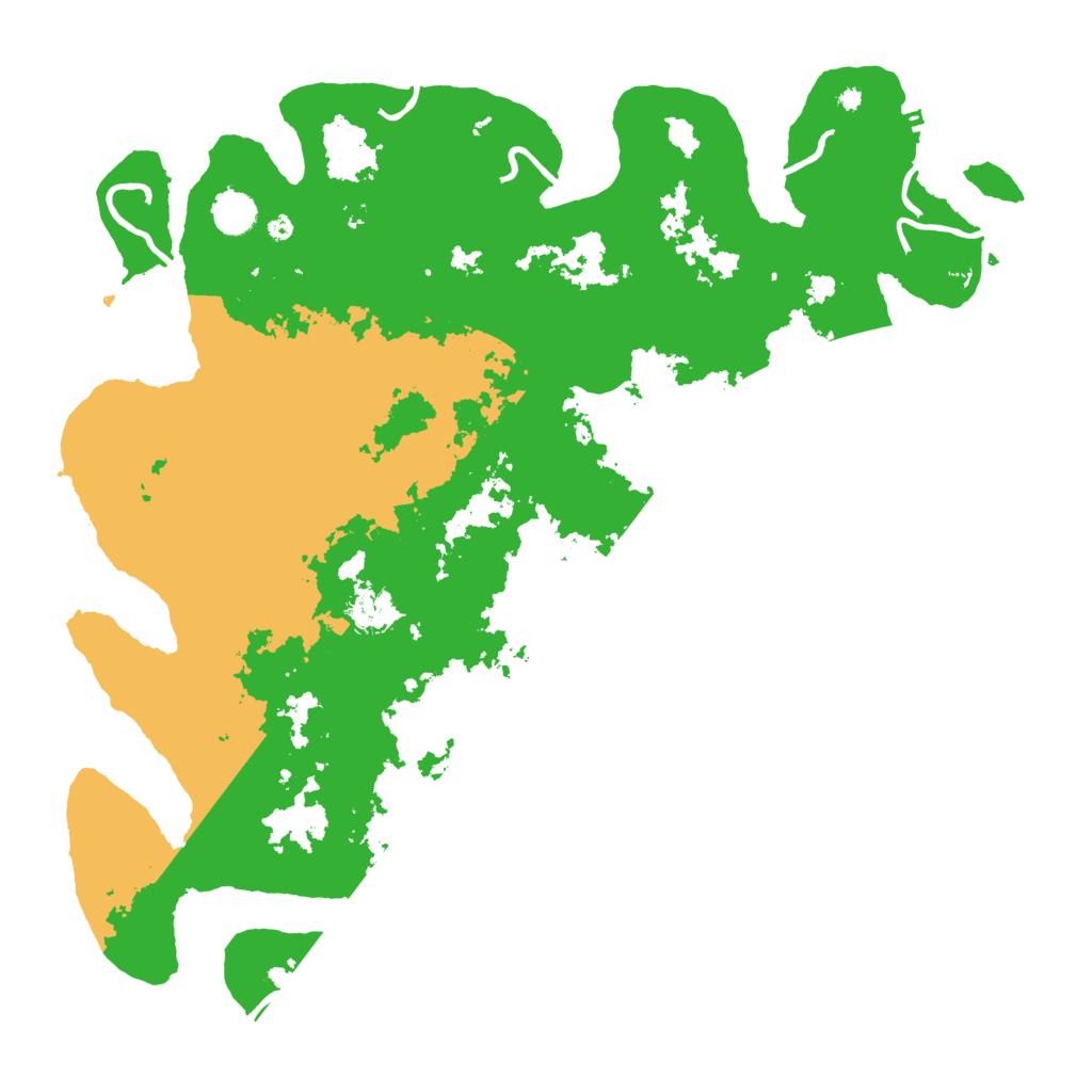 Biome Rust Map: Procedural Map, Size: 4500, Seed: 164935
