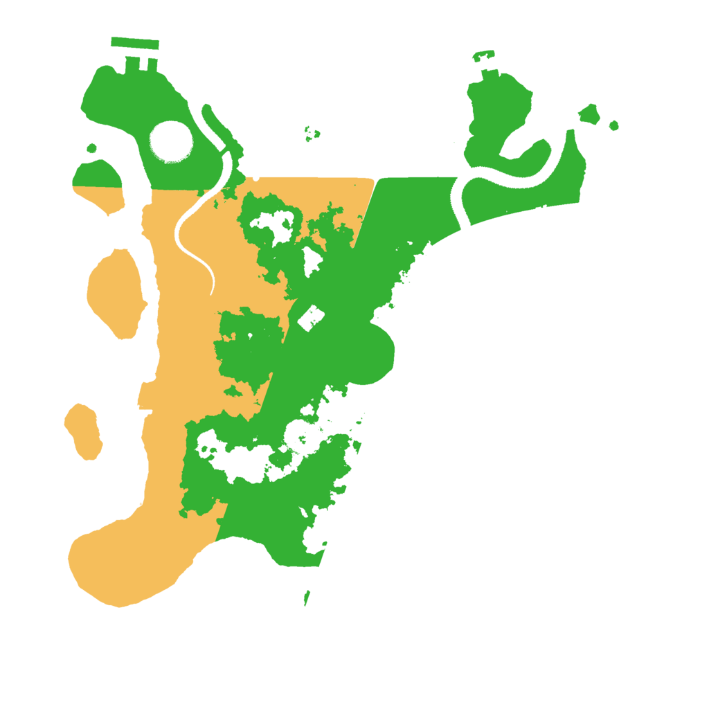 Biome Rust Map: Procedural Map, Size: 3000, Seed: 47251