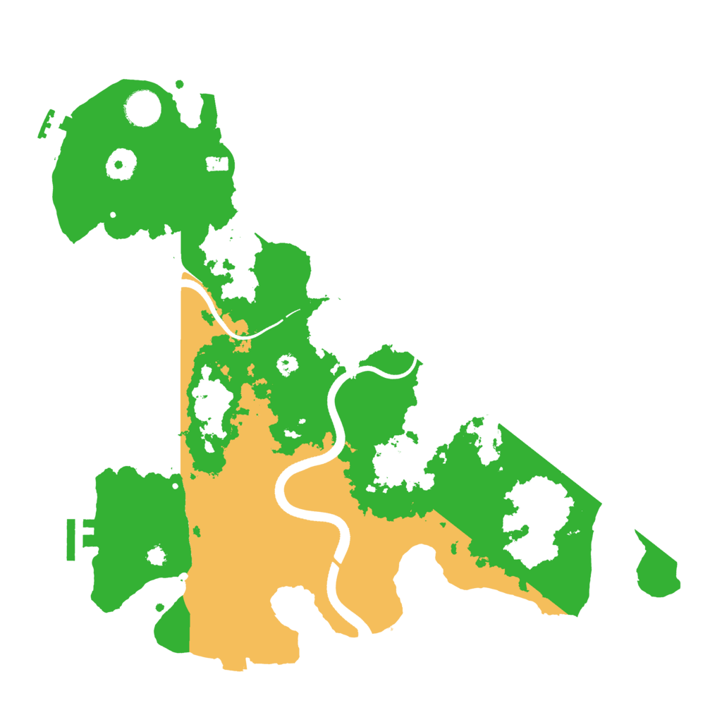 Biome Rust Map: Procedural Map, Size: 3500, Seed: 279651588