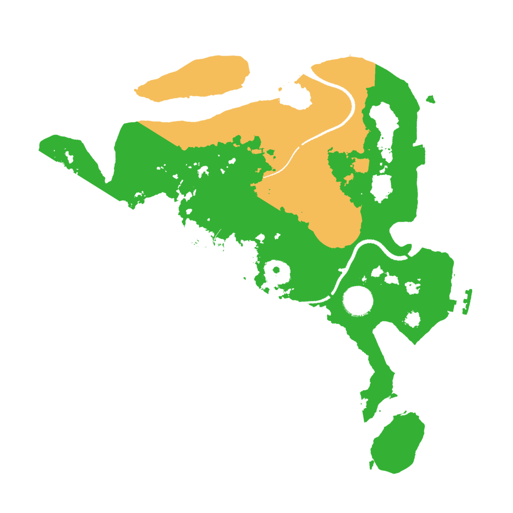 Biome Rust Map: Procedural Map, Size: 3000, Seed: 1512275662