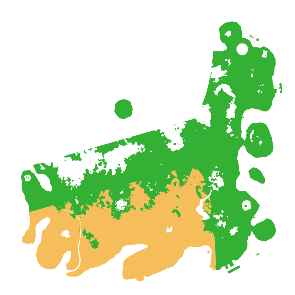 Biome Rust Map: Procedural Map, Size: 4500, Seed: 8023562