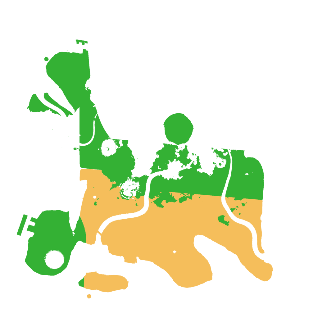 Biome Rust Map: Procedural Map, Size: 3000, Seed: 978911407