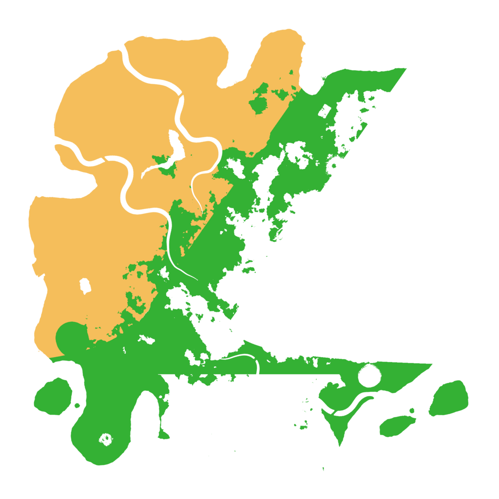 Biome Rust Map: Procedural Map, Size: 4050, Seed: 718405149
