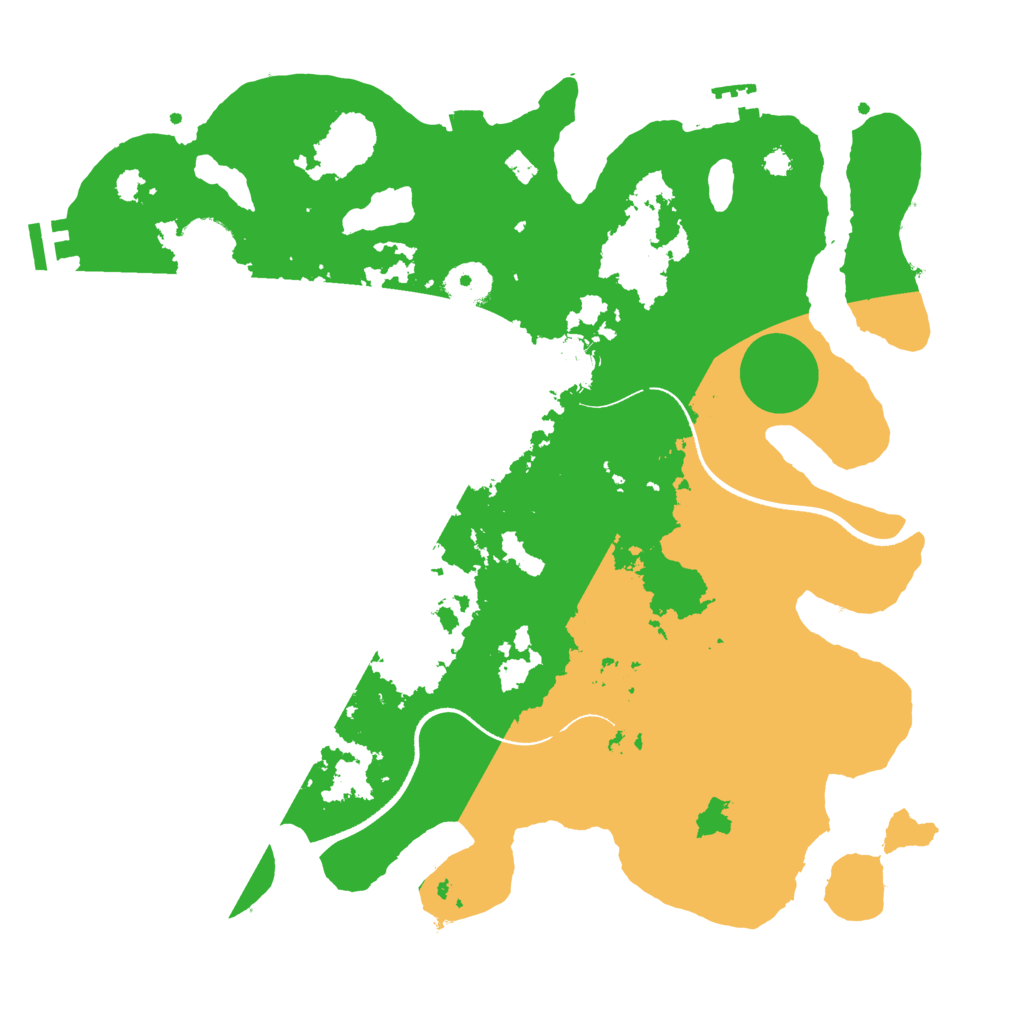 Biome Rust Map: Procedural Map, Size: 3500, Seed: 20156114