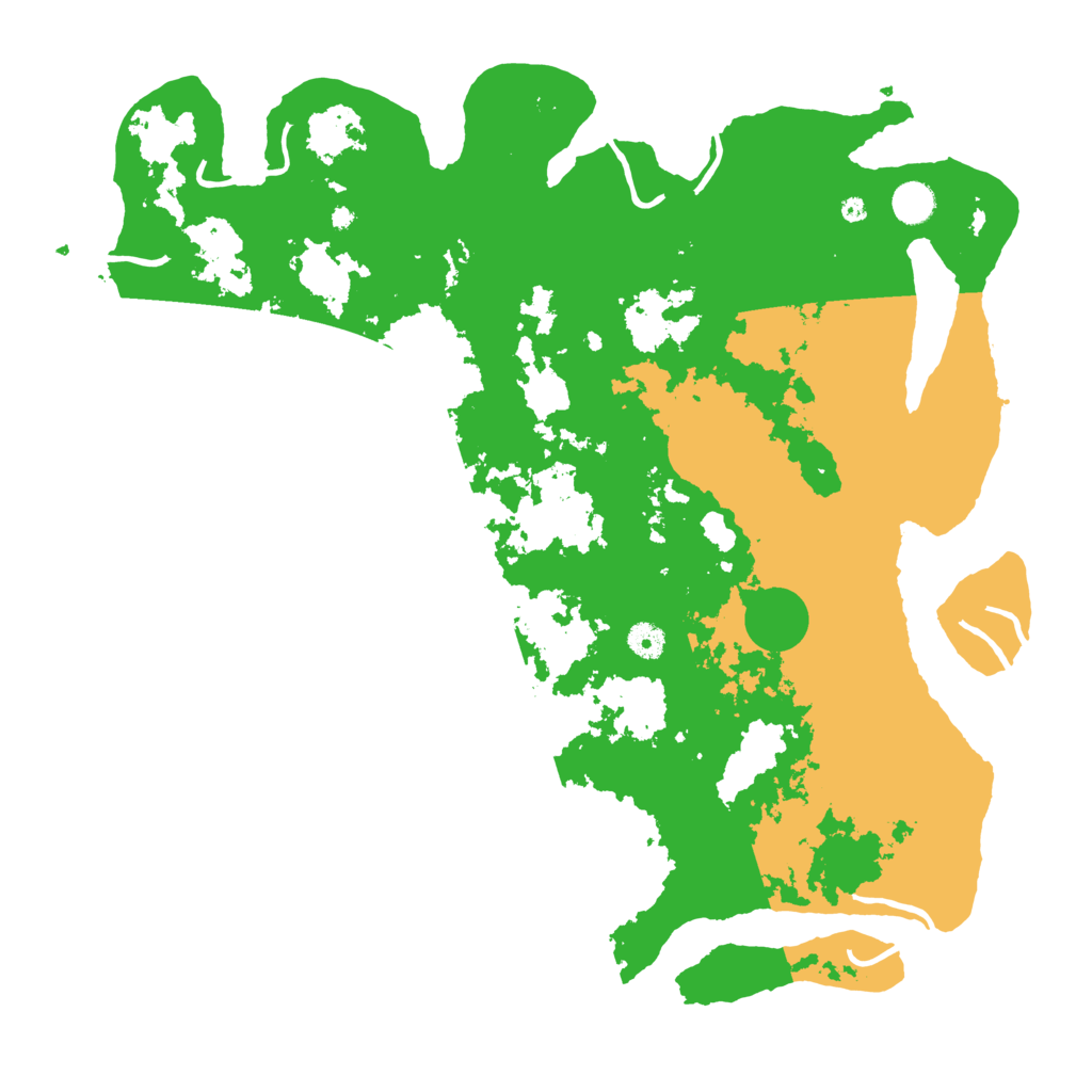 Biome Rust Map: Procedural Map, Size: 4500, Seed: 2768282