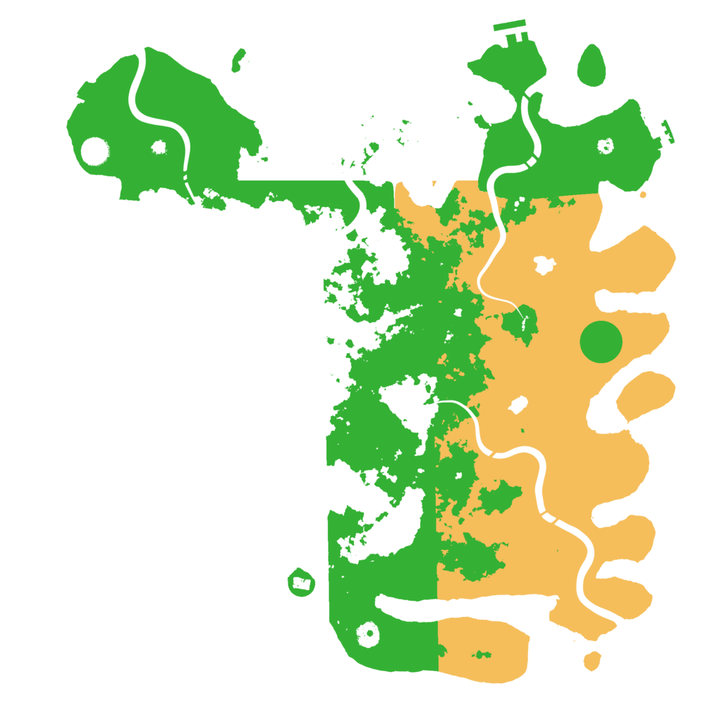 Biome Rust Map: Procedural Map, Size: 4500, Seed: 372956784