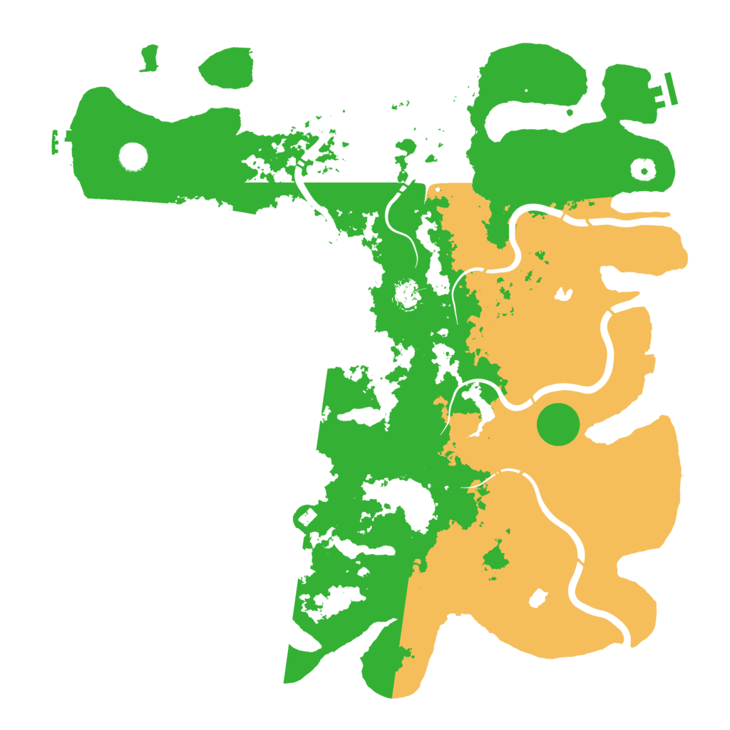 Biome Rust Map: Procedural Map, Size: 4500, Seed: 90029098