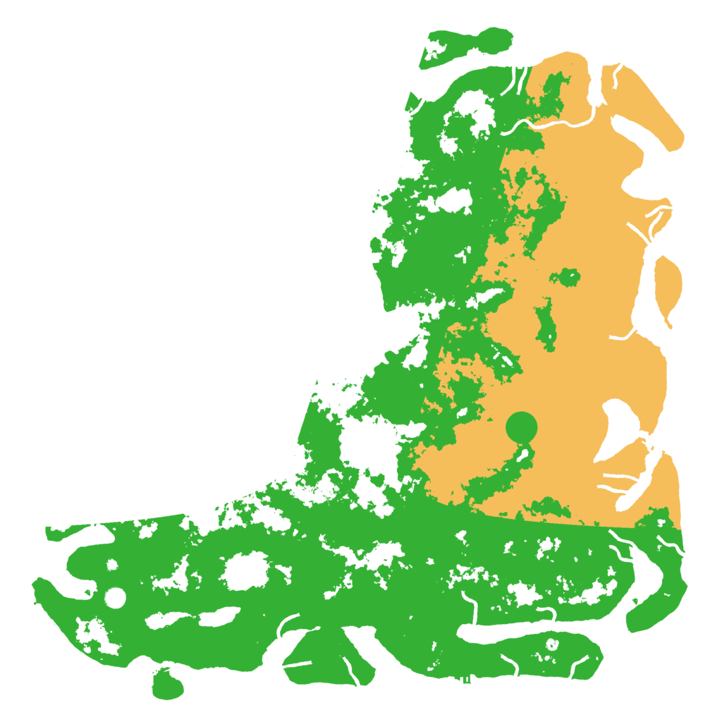 Biome Rust Map: Procedural Map, Size: 6000, Seed: 633190146
