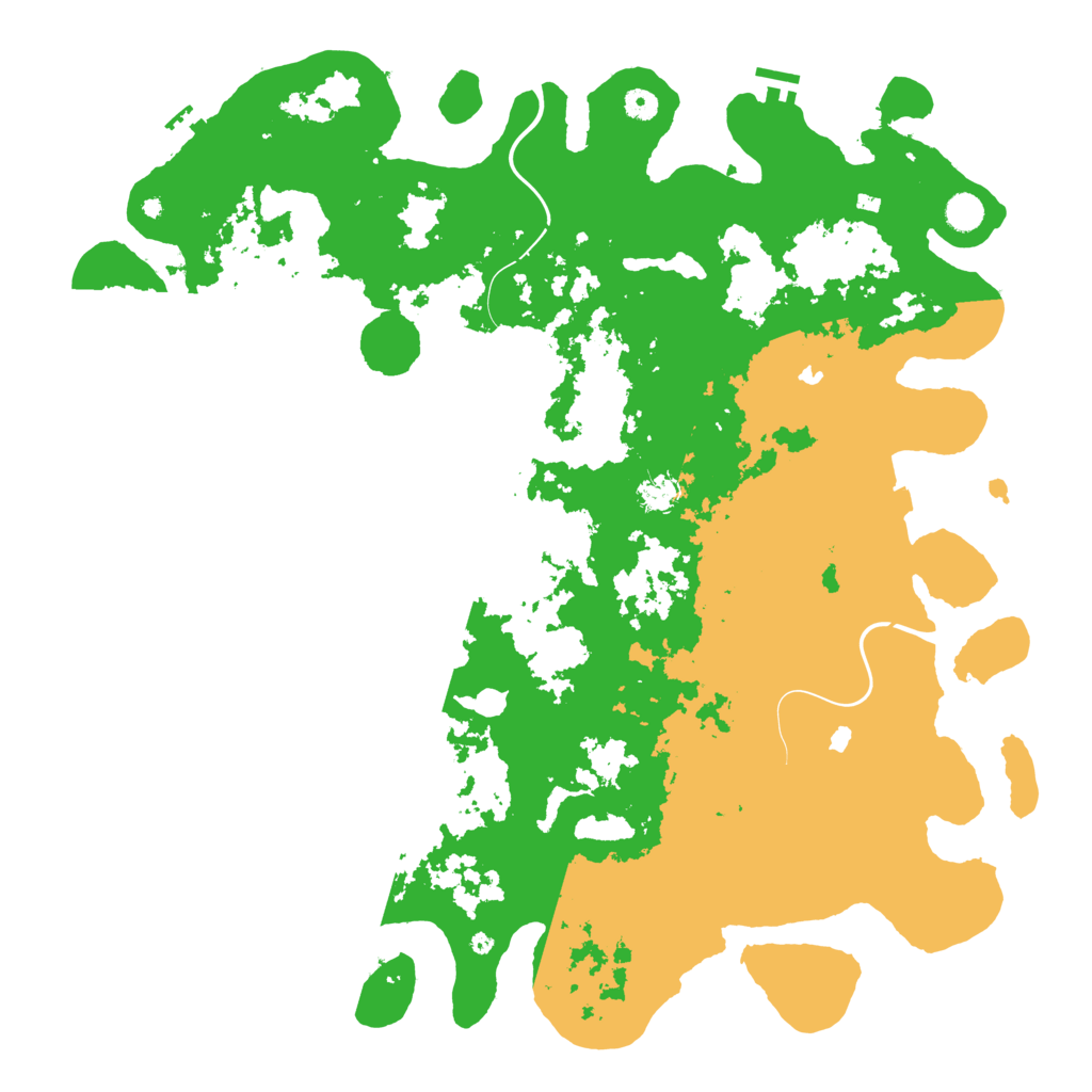 Biome Rust Map: Procedural Map, Size: 5000, Seed: 2030624373