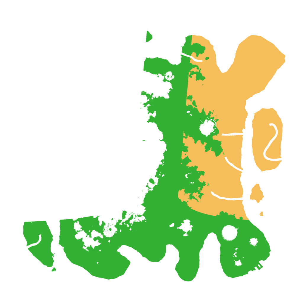 Biome Rust Map: Procedural Map, Size: 3500, Seed: 22031991