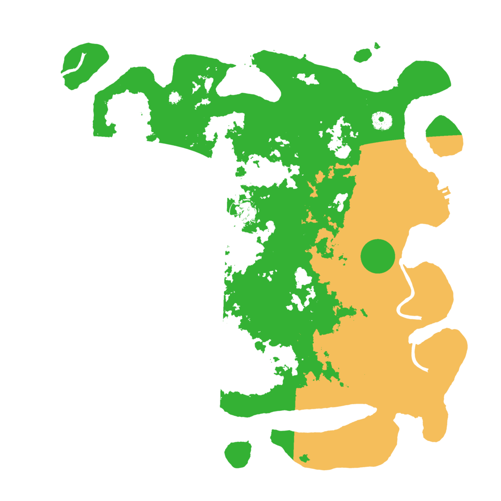 Biome Rust Map: Procedural Map, Size: 3850, Seed: 1036837090