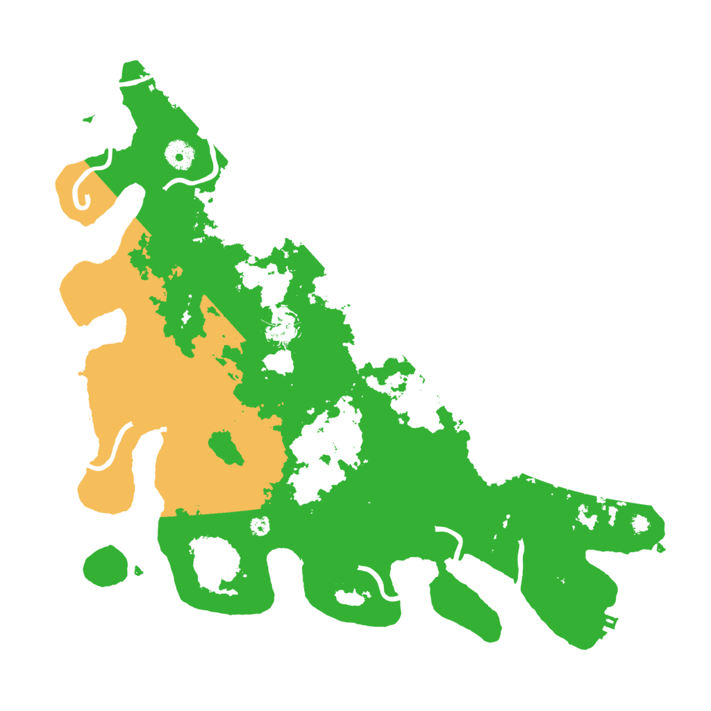 Biome Rust Map: Procedural Map, Size: 3700, Seed: 1019526461