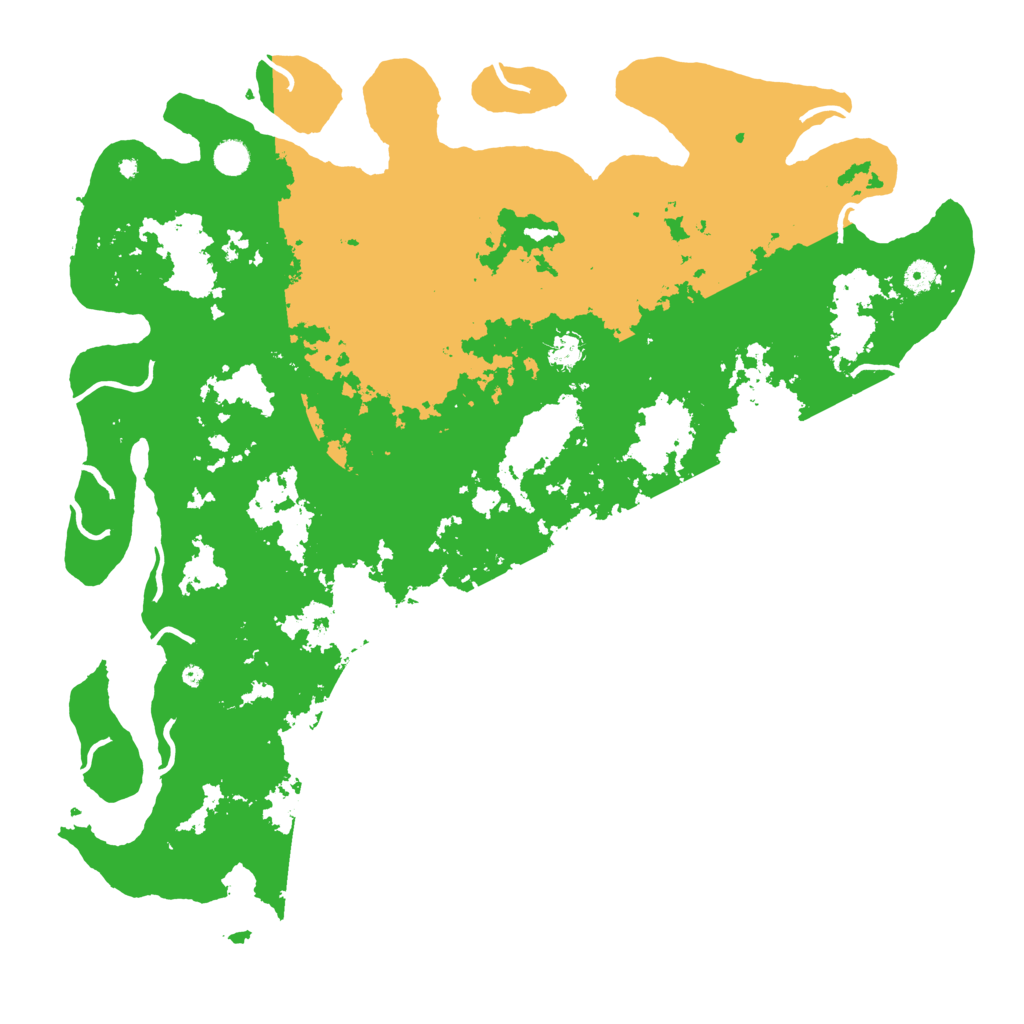 Biome Rust Map: Procedural Map, Size: 5000, Seed: 14148200