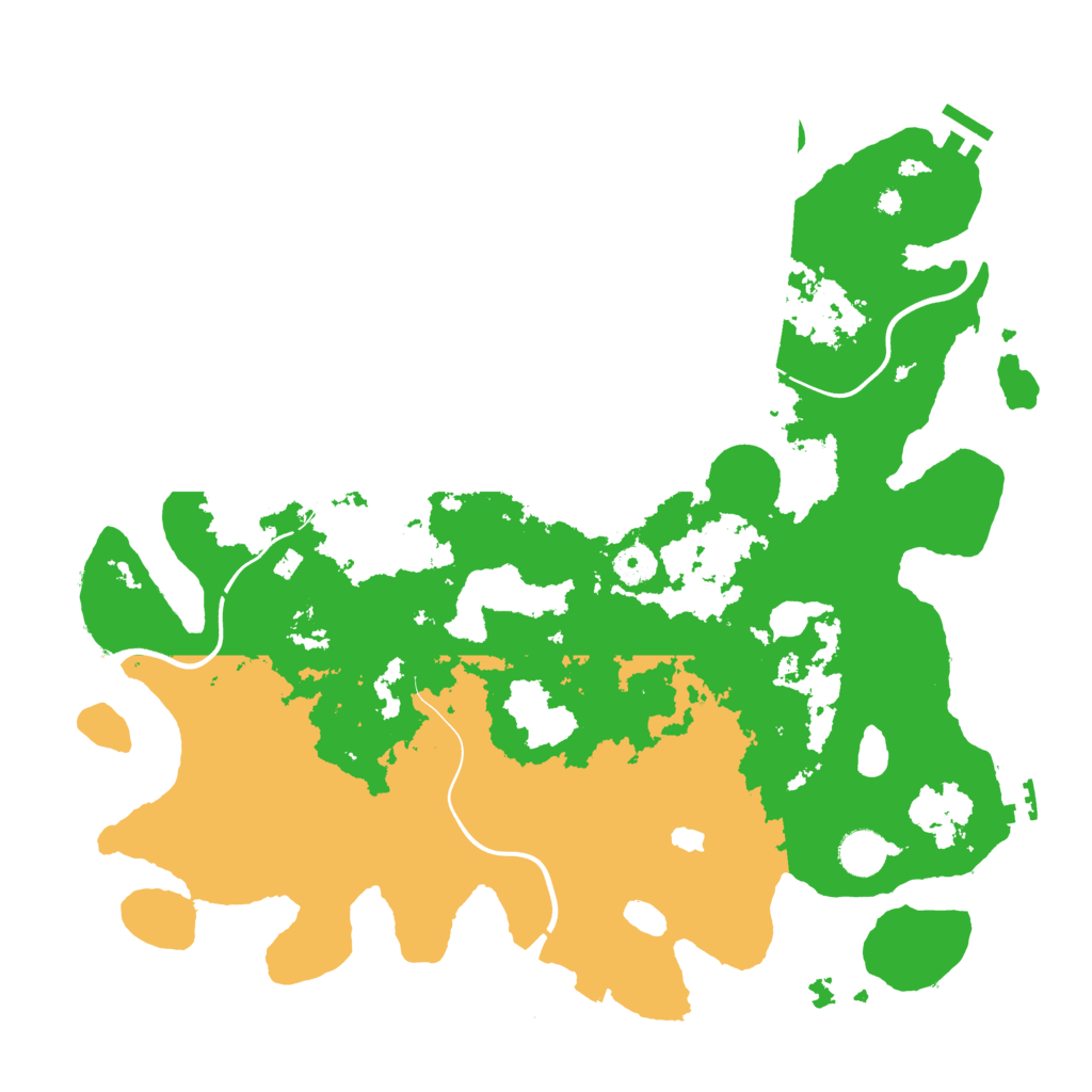 Biome Rust Map: Procedural Map, Size: 4050, Seed: 2016865186