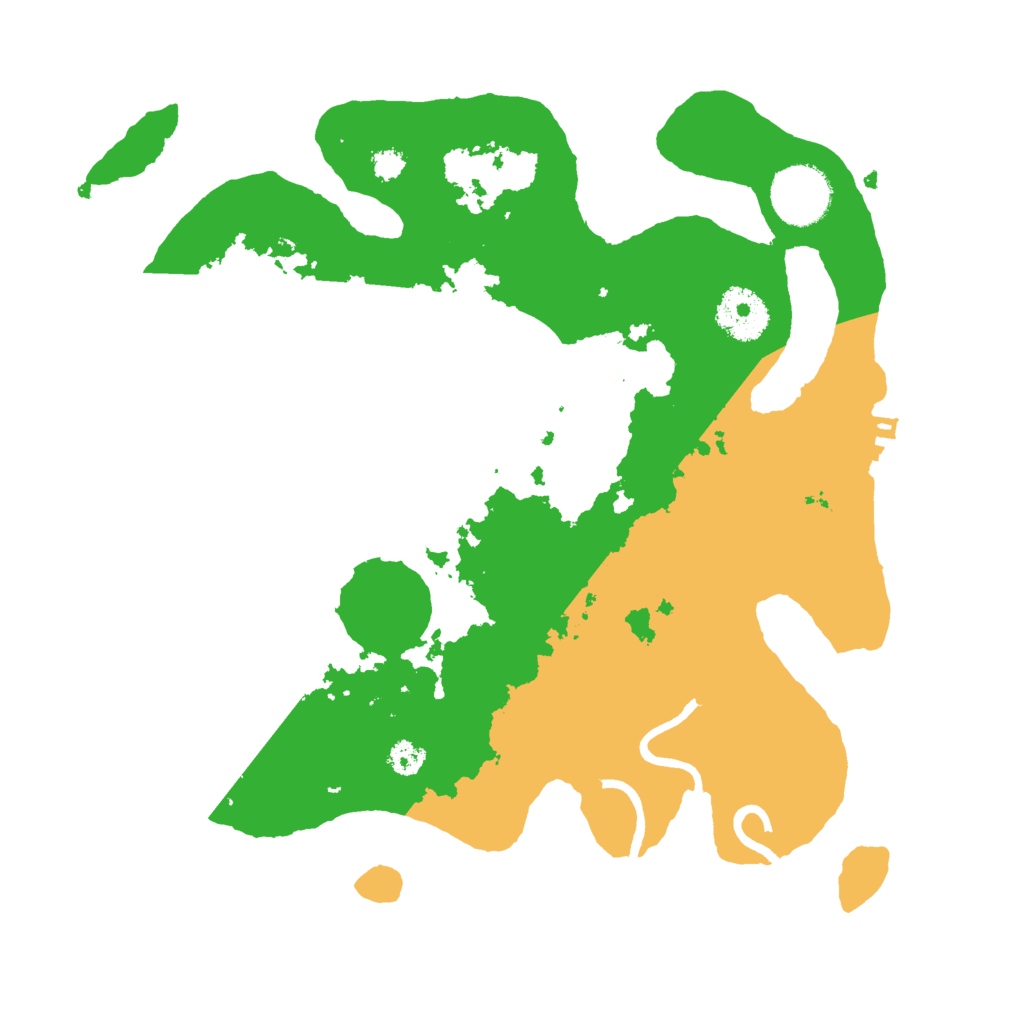 Biome Rust Map: Procedural Map, Size: 3000, Seed: 255424552