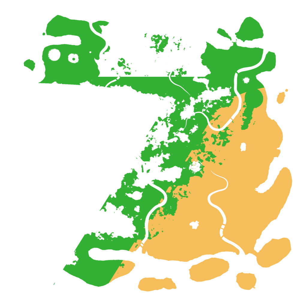 Biome Rust Map: Procedural Map, Size: 4500, Seed: 712811268