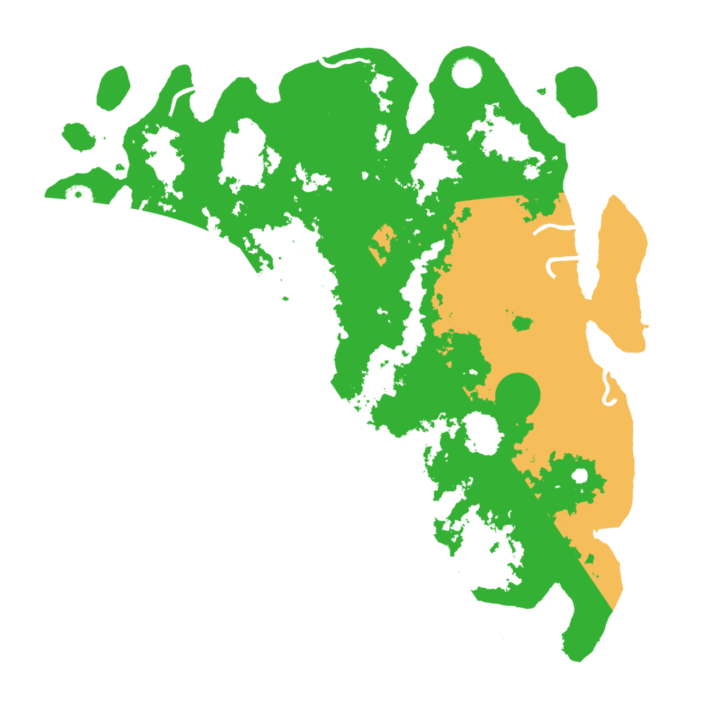 Biome Rust Map: Procedural Map, Size: 4200, Seed: 78552167
