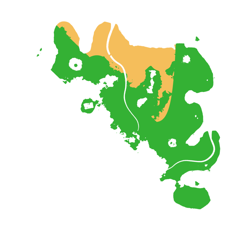 Biome Rust Map: Procedural Map, Size: 2800, Seed: 7070