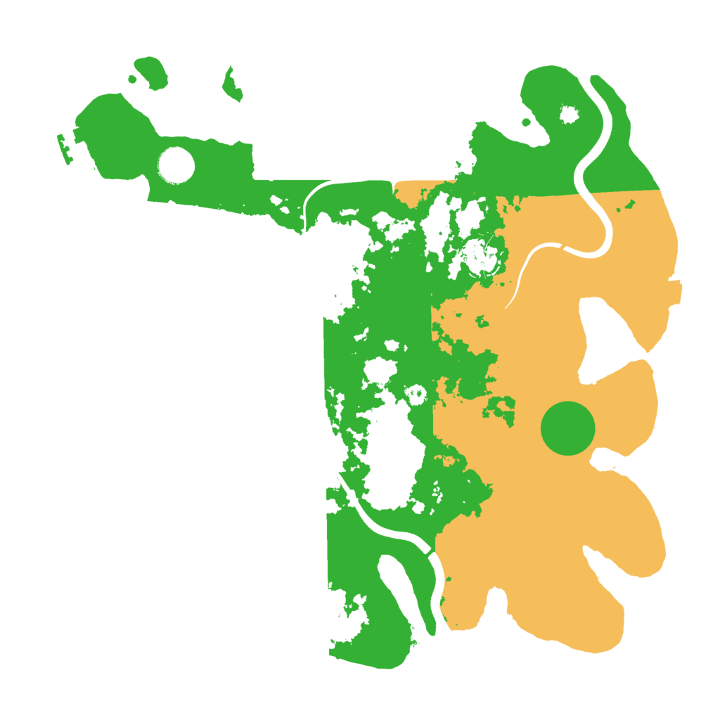 Biome Rust Map: Procedural Map, Size: 3500, Seed: 1686026682