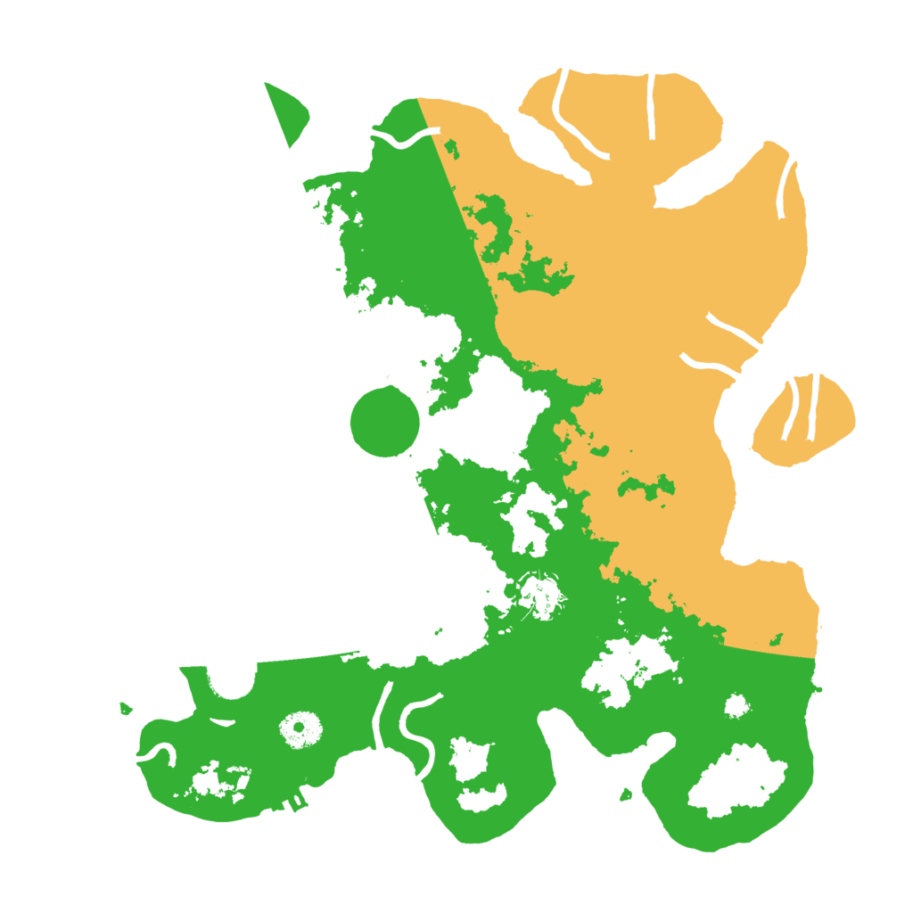 Biome Rust Map: Procedural Map, Size: 3500, Seed: 21318662