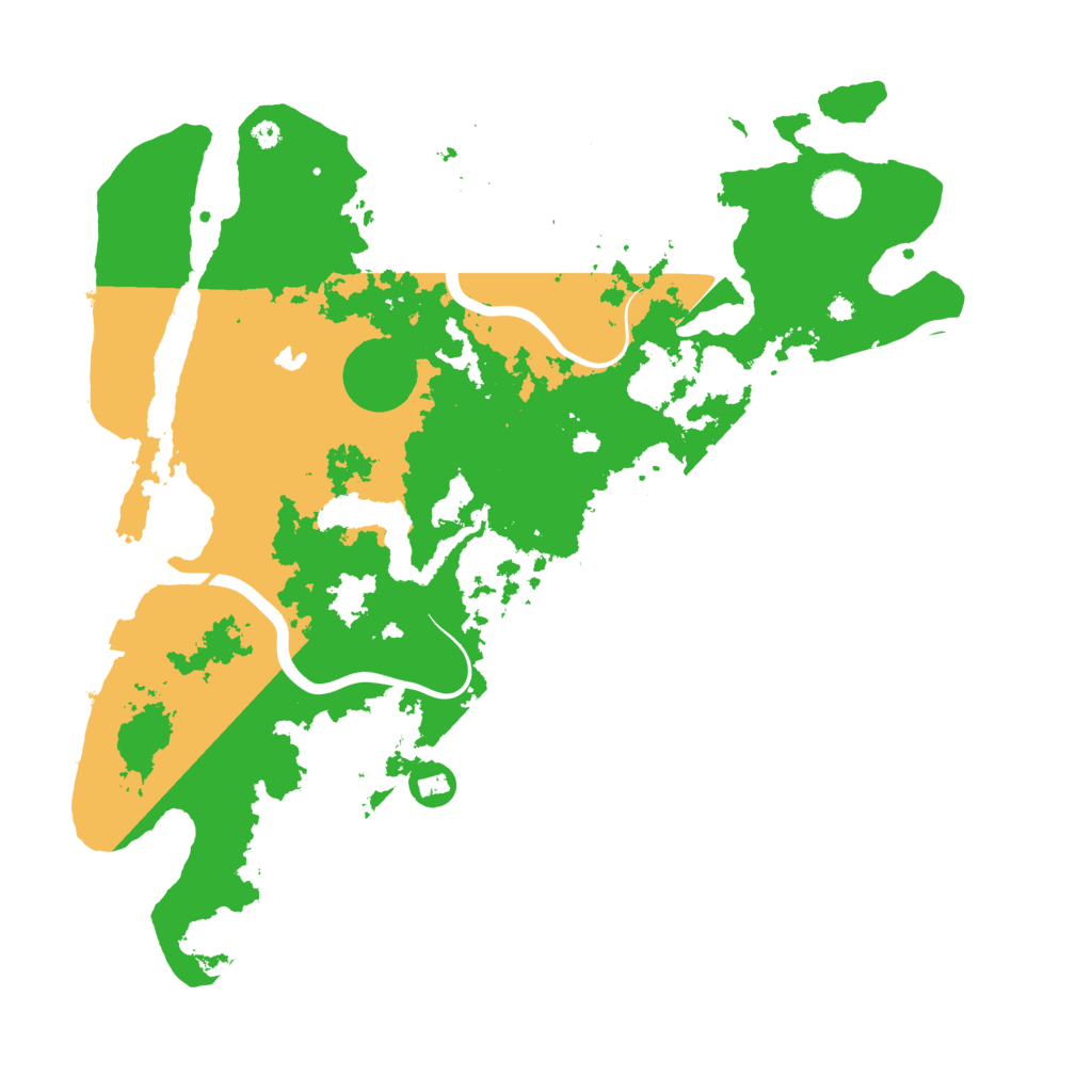 Biome Rust Map: Procedural Map, Size: 4000, Seed: 7289